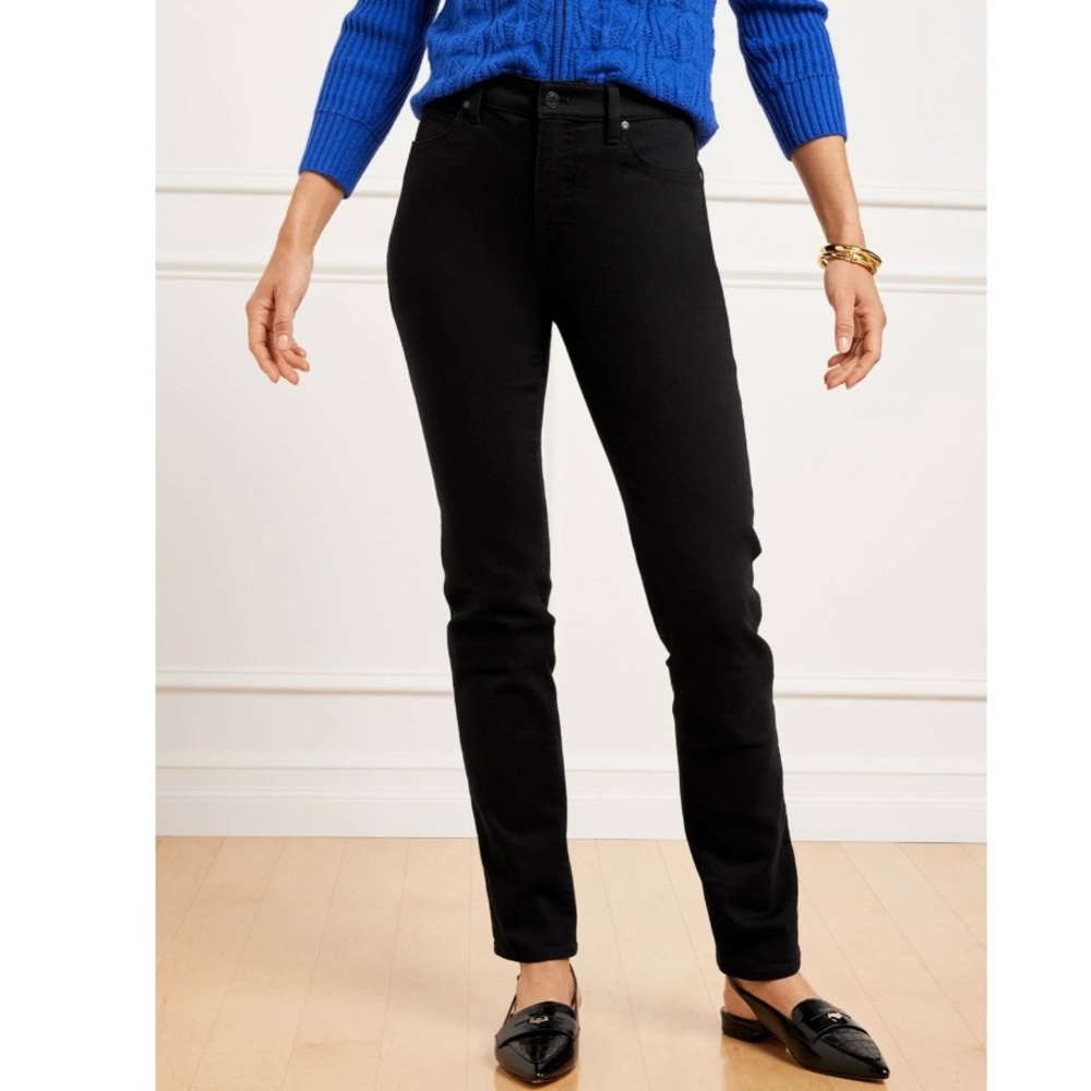 Talbots Black Straight Leg Jeans